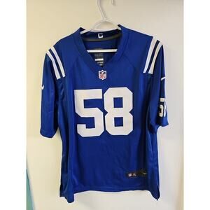 Bobby Okereke #58 Indianapolis Colts Nike On Field Men's Jersey Size Large